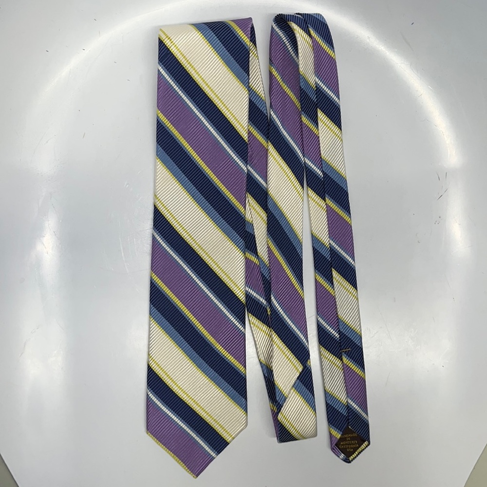 Robert Talbott Striped Best of Class California USA Silk/Cotton Men’s Neck Tie